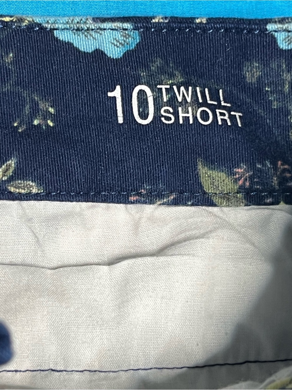 a.n.a Floral Print Shorts Navy Blue Cottagecore Garden Shorts - Picture 10 of 10
